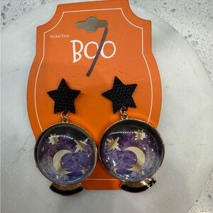 Halloween Crystal Ball Earrings